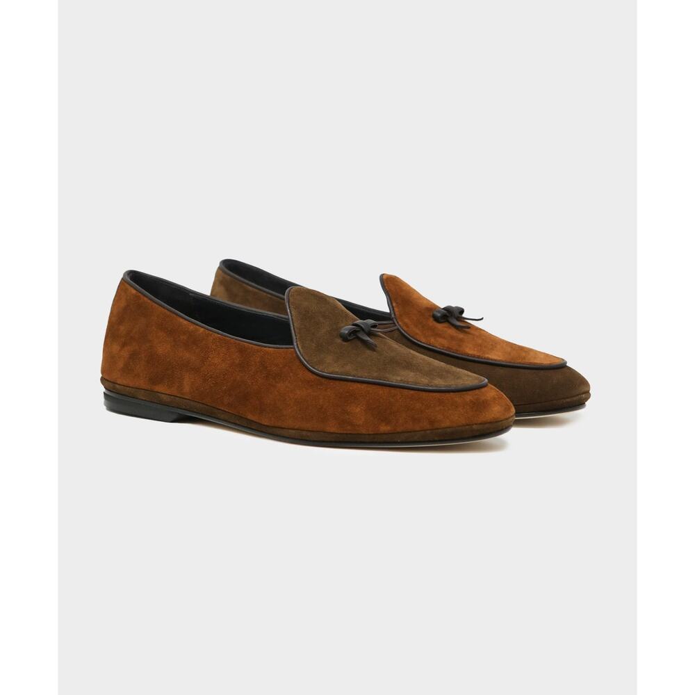Brown Suede Loafers